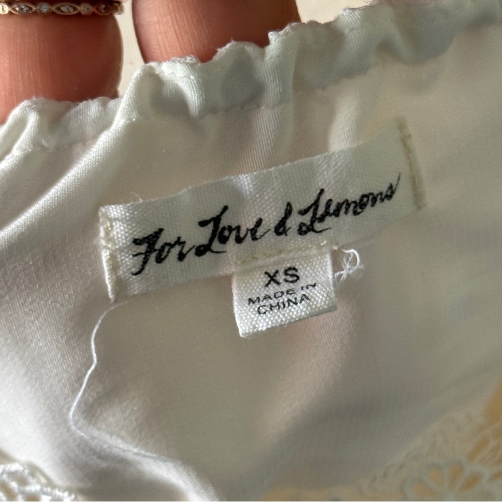 For Love and Lemons Crema Babydoll dress Size XS - Picture 11 of 13